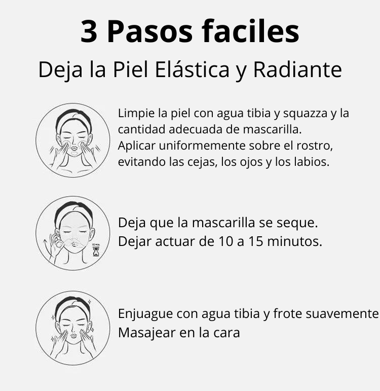 GoldenBeauty - Mascarilla exfoliante de oro | Piel joven en 28 días