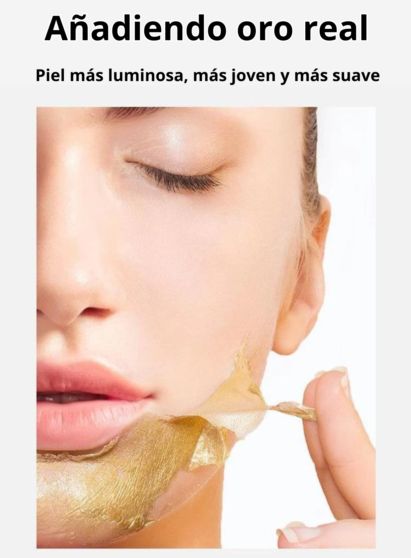 GoldenBeauty - Mascarilla exfoliante de oro | Piel joven en 28 días