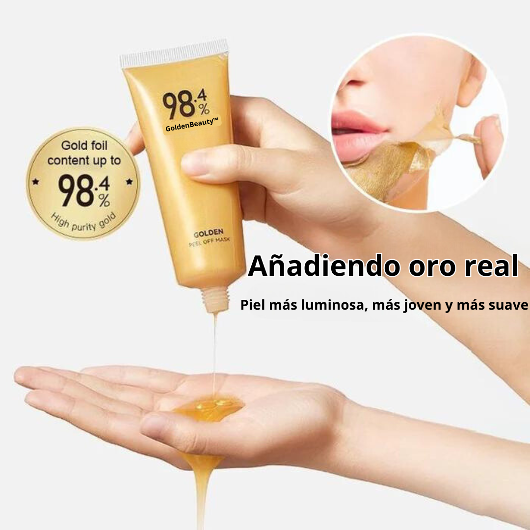 GoldenBeauty - Mascarilla exfoliante de oro | Piel joven en 28 días