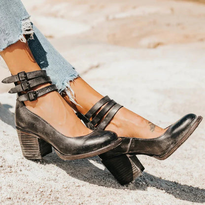 Zapatos Laura - fabricadas en cuero