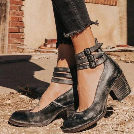 Zapatos Laura - fabricadas en cuero