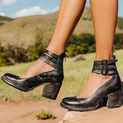 Zapatos Laura - fabricadas en cuero