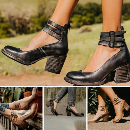 Zapatos Laura - fabricadas en cuero